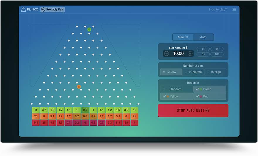 Plinko screenshot